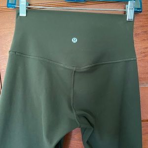 Lululemon Align Pant 31” size 6 Dark Olive